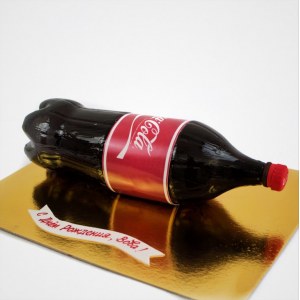 №66 Торт бутылка Coca Cola 